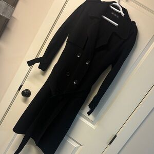 Lyla + Luxe knit trenchcoat style coat